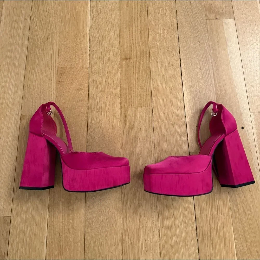 Women's Pink Platform Heels